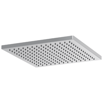 Brizo Essential™ Shower: 12" Linear Square Single-Function Raincan Shower Head - 2.5 GPM In Chrome