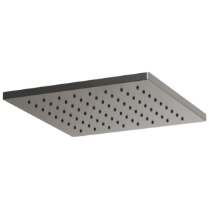 Brizo Brizo Universal Showering: 12″ Linear Square Single-Function Raincan Shower Head – 1.75 GPM In Luxe Steel