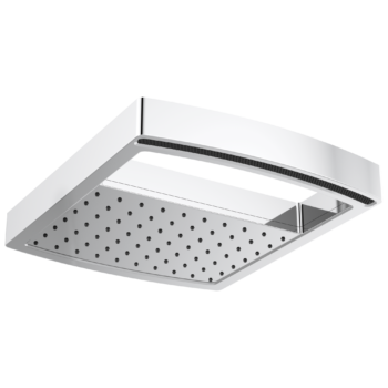 Brizo Kintsu®: 14" Dual Waterway Multi-Function Raincan Shower Head - 2.5 GPM In Chrome