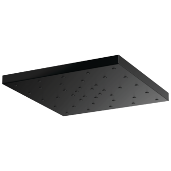 Brizo Essential™ Shower: 14” Linear Square H2OKinetic® Single-Function Raincan Shower Head 2.5 GPM In Matte Black