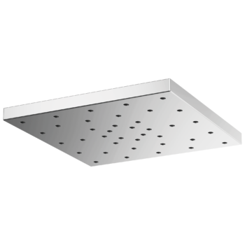 Brizo Essential™ Shower: 14” Linear Square H2OKinetic® Single-Function Raincan Shower Head 2.5 GPM In Chrome