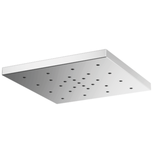 Brizo Essential™ Shower: 14” Linear Round H2OKinetic® Single-Function Raincan Shower Head In Chrome