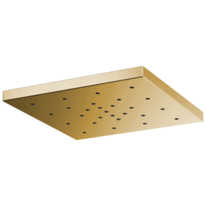 Brizo Brizo Universal Showering: 14” Linear Round H2 Okinetic® Single-Function Raincan Shower Head In Polished Gold
