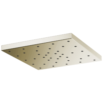 Brizo Essential™ Shower: 14” Linear Square H2OKinetic® Single-Function Raincan Shower Head 2.5 GPM In Polished Nickel