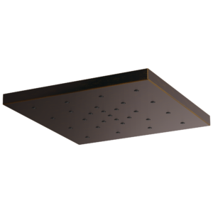 Brizo Essential™ Shower: 14” Linear Round H2OKinetic® Single-Function Raincan Shower Head In Venetian Bronze