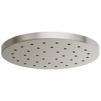 Brizo Essential™ Shower: 14” Linear Round H2OKinetic® Single-Function Raincan Shower Head 2.5 GPM In Luxe Nickel