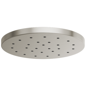 Brizo Brizo Universal Showering: 14” Linear Round H2 Okinetic® Single-Function Raincan Shower Head In Luxe Nickel