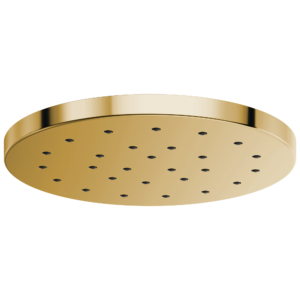 Brizo Brizo Universal Showering: 14” Linear Round H2 Okinetic® Single-Function Raincan Shower Head In Polished Gold
