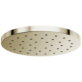 Brizo Essential™ Shower: 14” Linear Round H2OKinetic® Single-Function Raincan Shower Head 2.5 GPM In Polished Nickel