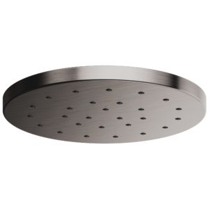 Brizo Brizo Universal Showering: 14” Linear Round H2 Okinetic® Single-Function Raincan Shower Head In Luxe Steel