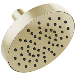 Brizo Essential™ Shower: 5″ Linear Round Single-Function Wall Mount Shower Head – 1.75 GPM In Polished Nickel