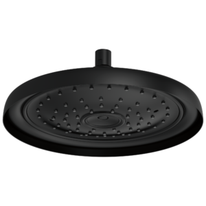 Brizo Brizo Universal Showering: 11″ Classic Round Single-Function Raincan Shower Head – 1.75 GPM In Matte Black