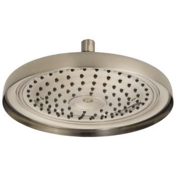 Brizo Essential™ Shower: 11" Classic Round Single-Function Raincan Shower Head - 2.5 GPM In Brushed Nickel