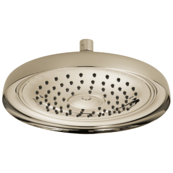 Brizo Essential™ Shower: 11" Classic Round Single-Function Raincan Shower Head - 1.75 GPM In Polished Nickel