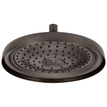 Brizo Essential™ Shower: 11" Classic Round Single-Function Raincan Shower Head - 2.5 GPM In Venetian Bronze