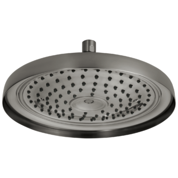 Brizo Essential™ Shower: 11" Classic Round Single-Function Raincan Shower Head - 2.5 GPM In Luxe Steel