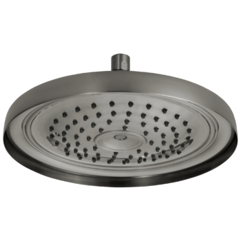 Brizo Essential™ Shower: 11" Classic Round Single-Function Raincan Shower Head - 1.75 GPM In Luxe Steel