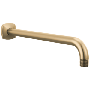 Brizo Allaria™: 13″ Wall Mount Shower Arm and Flange In Luxe Gold