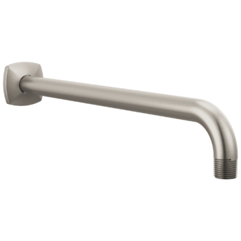 Brizo Allaria™: 13" Wall Mount Shower Arm and Flange In Luxe Nickel