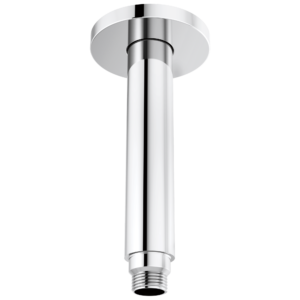 Brizo Kintsu®: 6″ Dual Waterway Ceiling Mount Shower Arm and Flange In Chrome