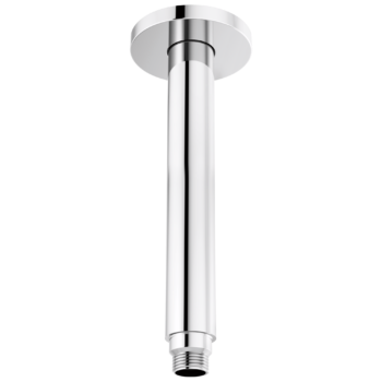 Brizo Kintsu®: 10" Dual Waterway Ceiling Mount Shower Arm and Flange In Chrome