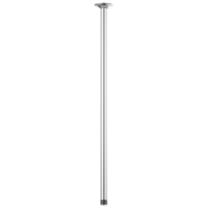 Brizo Essential™ Shower: 24″ Ceiling Mount Shower Arm And Round Flange In Chrome