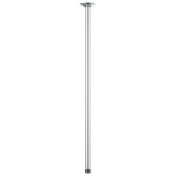 Brizo Essential™ Shower: 24" Ceiling Mount Shower Arm And Round Flange In Chrome