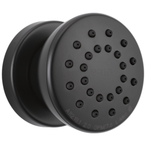 Brizo Brizo Universal Showering: Touch-Clean® Round Body Spray In Matte Black