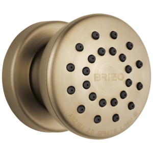 Brizo Brizo Universal Showering: Touch-Clean® Round Body Spray In Luxe Gold
