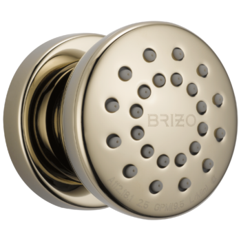 Brizo Essential™ Shower: Touch-Clean® Round Body Spray In Polished Nickel