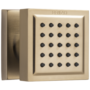 Brizo Brizo Universal Showering: Touch-Clean® Square Body Spray In Luxe Gold