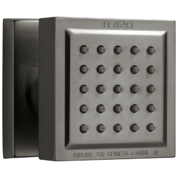 Brizo Essential™ Shower: Touch-Clean® Square Body Spray In Luxe Steel