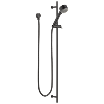 Brizo Brizo European: Multi-Function Slide Bar Hand Shower In Matte Black
