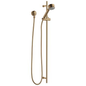 Brizo Brizo European: Multi-Function Slide Bar Hand Shower In Luxe Gold