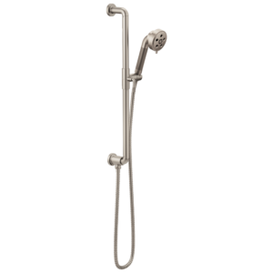 Brizo Litze®: Slide Bar Handshower with H2OKinetic® Technology In Luxe Nickel