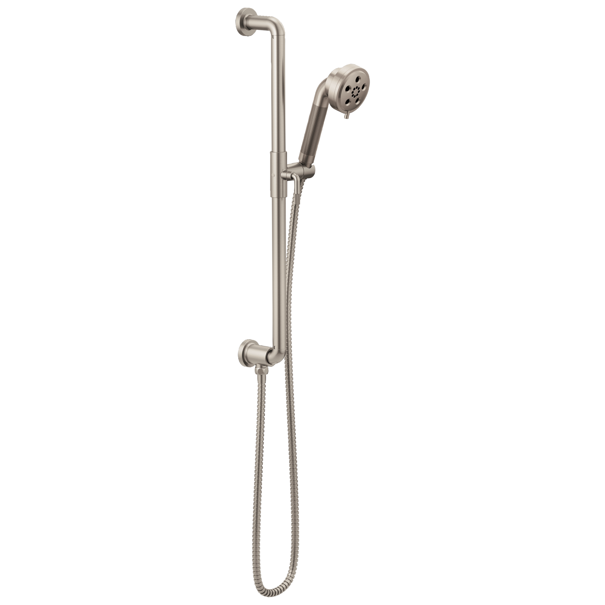 Brizo Litze®: Slide Bar Handshower with H2OKinetic® Technology In Luxe Nickel