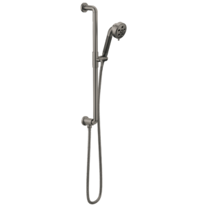 Brizo Litze®: Slide Bar Handshower with H2OKinetic® Technology In Luxe Steel