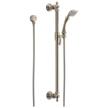 Brizo Charlotte®: Single-Function Slide Bar Hand Shower In Brushed Nickel
