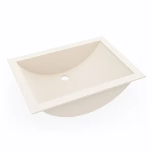 13 x 19 Swanstone Undermount Single Bowl Sink in Tahiti White