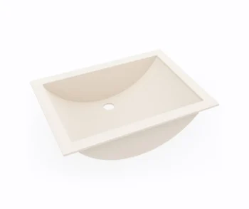 13 x 19 Swanstone Undermount Single Bowl Sink in Tahiti White