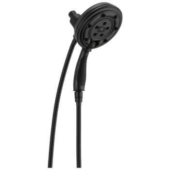 Brizo Essential™ Shower: Classic Round H<sub>2</sub>Okinetic<sup>®</sup> Multi-Function Hydrati® 2|1 Shower In Matte Black