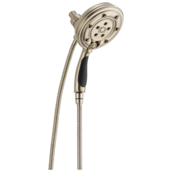 Brizo Essential™ Shower: Classic Round H<sub>2</sub>Okinetic<sup>®</sup> Multi-Function Hydrati® 2|1 Shower In Brushed Nickel