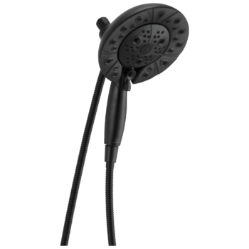 Brizo Essential™ Shower: Classic Round H<sub>2</sub>Okinetic<sup>®</sup> Multi-Function Hydrati® 2|1 Shower In Matte Black