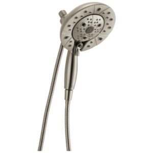 Brizo Essential™ Shower: Classic Round H2Okinetic® Multi-Function Hydrati® 2|1 Shower In Brushed Nickel