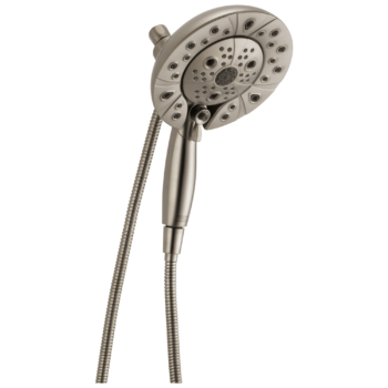 Brizo Essential™ Shower: Classic Round H2Okinetic® Multi-Function Hydrati® 2|1 Shower In Luxe Nickel