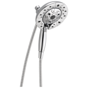 Brizo Essential™ Shower: Classic Round H2Okinetic® Multi-Function Hydrati® 2|1 Shower In Chrome
