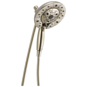 Brizo Essential™ Shower: Classic Round H2Okinetic® Multi-Function Hydrati® 2|1 Shower In Polished Nickel