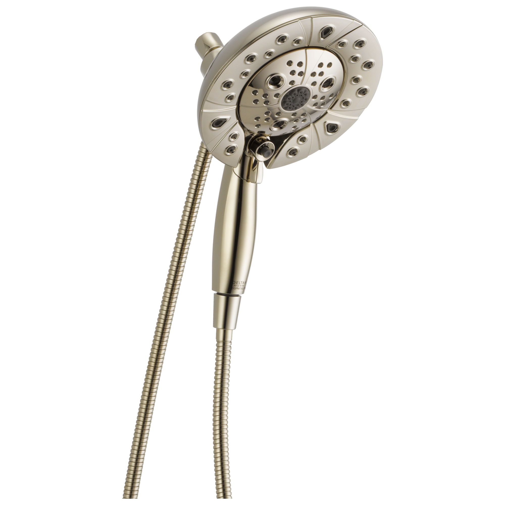 Brizo Essential™ Shower: Classic Round H2Okinetic® Multi-Function Hydrati® 2|1 Shower In Polished Nickel