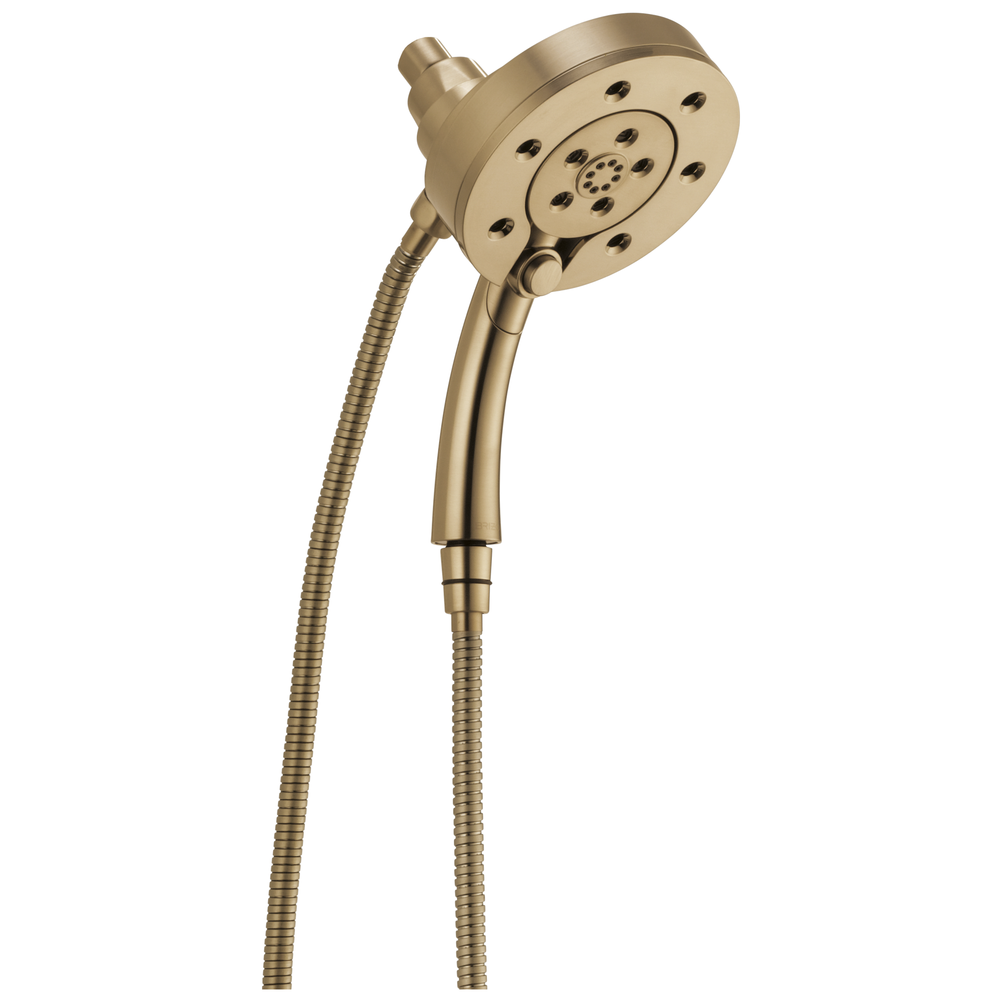 Brizo Essential™ Shower: Linear Round H<sub>2</sub>Okinetic<sup>®</sup> Multi-Function Hydrati® 2|1 Shower In Luxe Gold