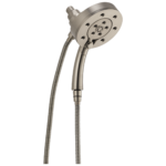 Brizo Essential™ Shower: Linear Round H<sub>2</sub>Okinetic<sup>®</sup> Multi-Function Hydrati® 2|1 Shower In Luxe Nickel